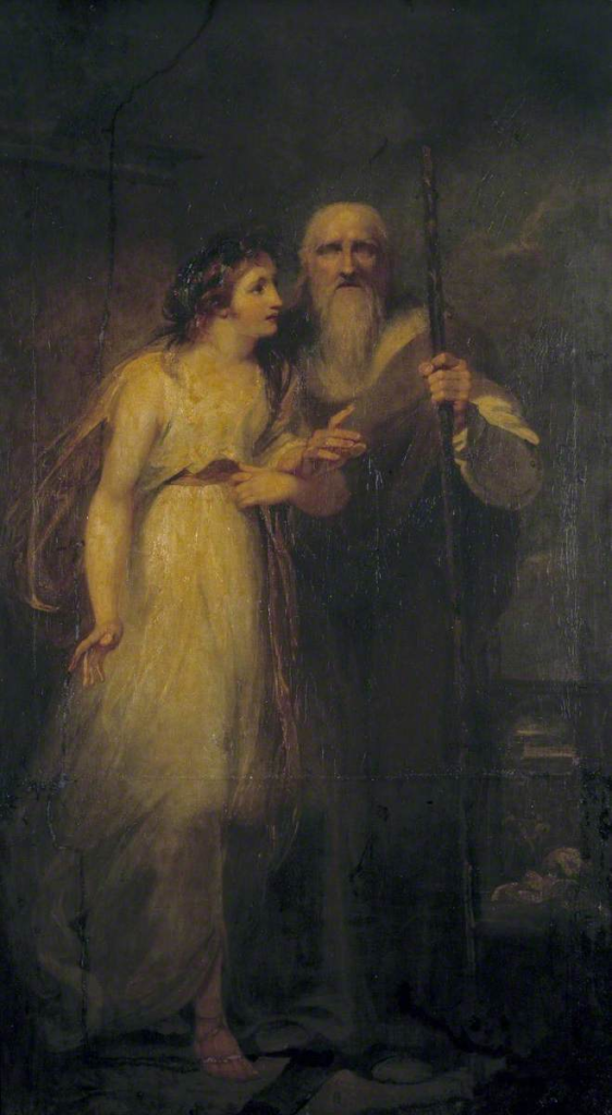 "Manto and Tiresias" by Henry Singleton, 1792 