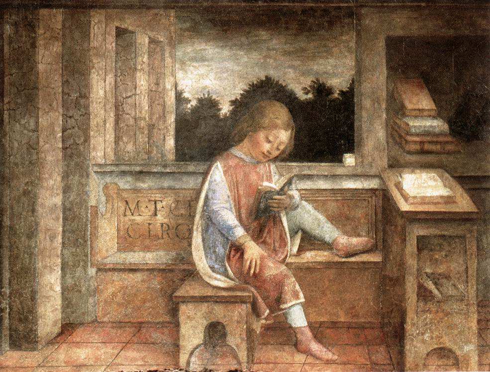 Young Cicero Reading, by Vincenzo Foppa (c. 1464)