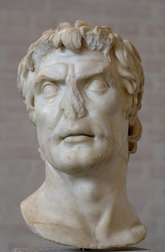 So-called “Sulla”, free copy (probably from the time of Augustus) after a portrait of an important Roman from the 2nd century BC.